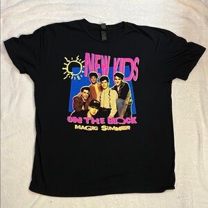 New Kids on the Block Magic Summer 2024 Vintage Photo T-Shirt Size L